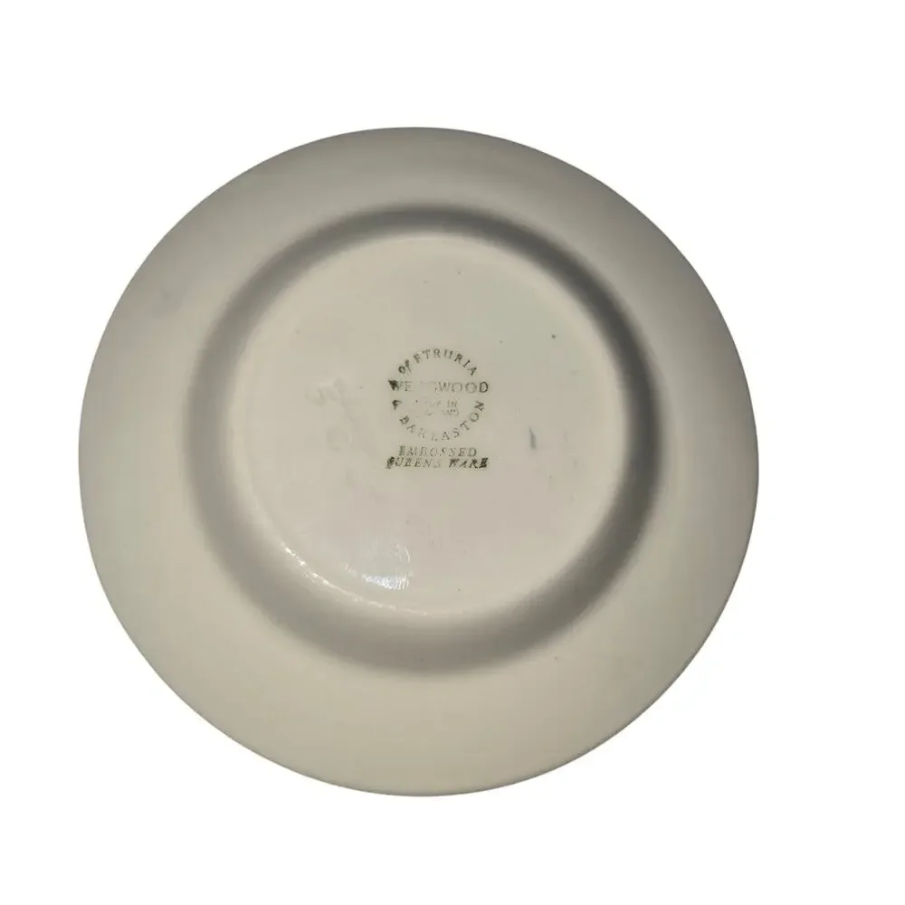 Vintage Wedgwood Queensware Lavender Blue on White Cream Ashtray